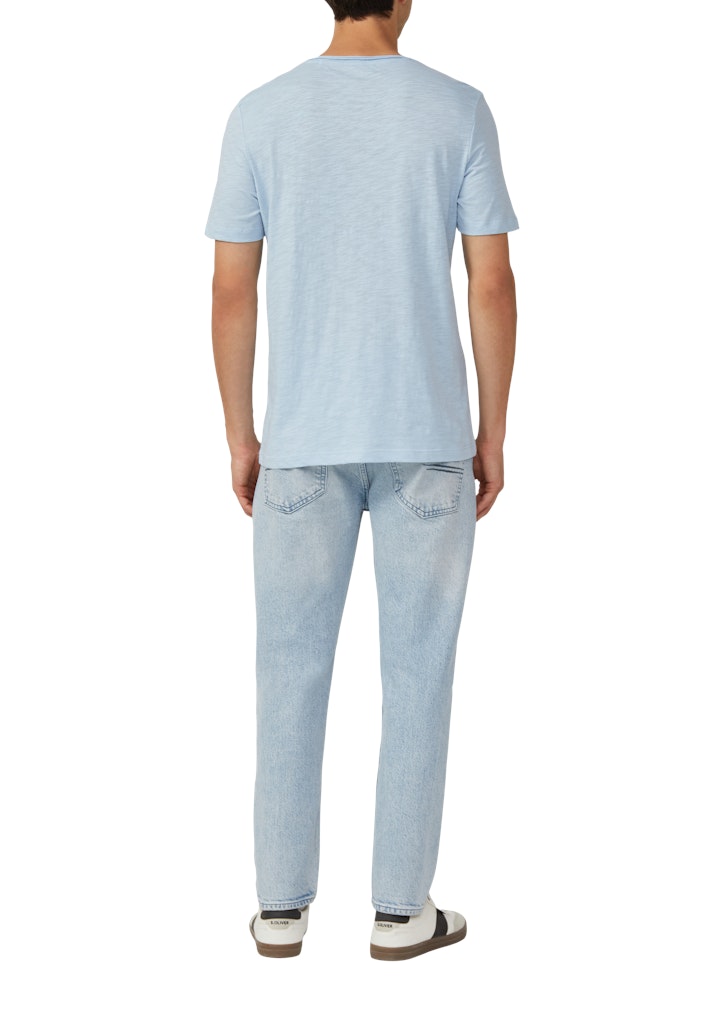 S. Oliver red Herren T-Shirts kurz Blue