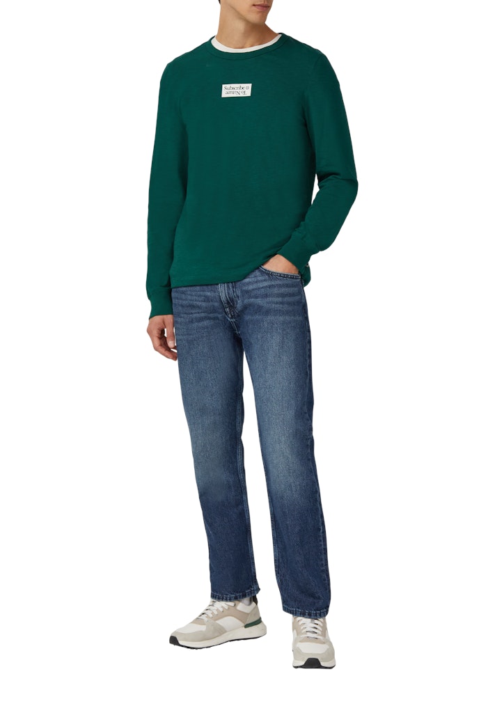 S. Oliver red Herren T-Shirts lang Green