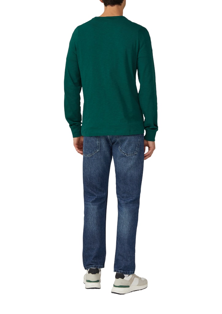 S. Oliver red Herren T-Shirts lang Green