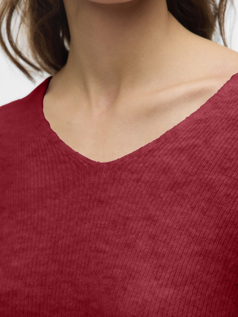 Vero Moda Damen Pullover Karanda Red/Mel