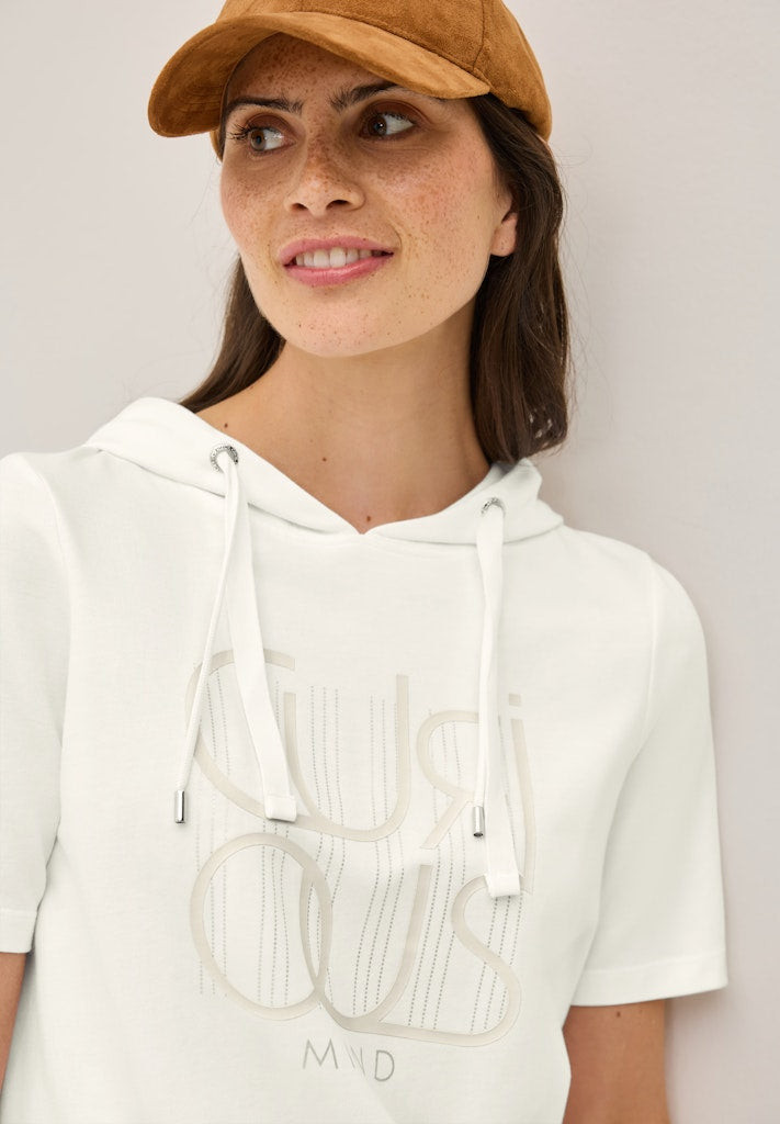 Cecil Damen T-Shirts  Vanilla W