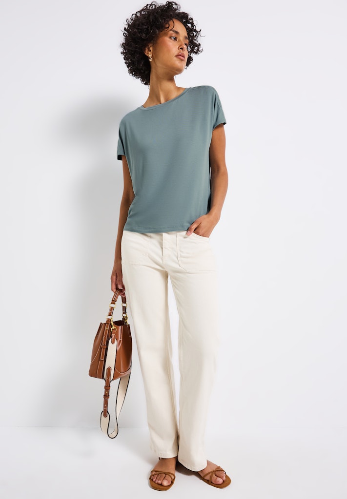 Street One Damen T-Shirts Arona Blu