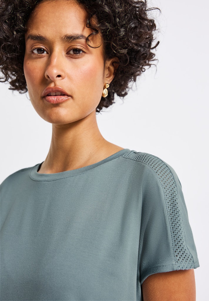 Street One Damen T-Shirts Arona Blu