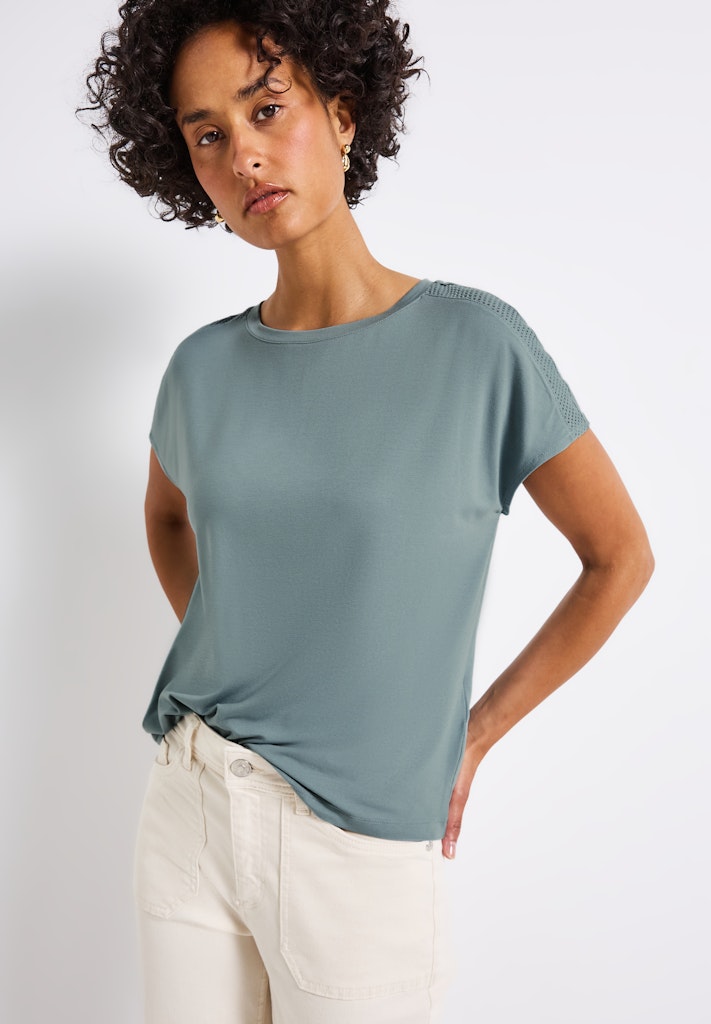 Street One Damen T-Shirts  Arona Blu
