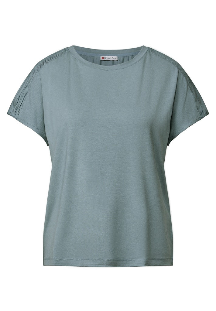 Street One Damen T-Shirts Arona Blu
