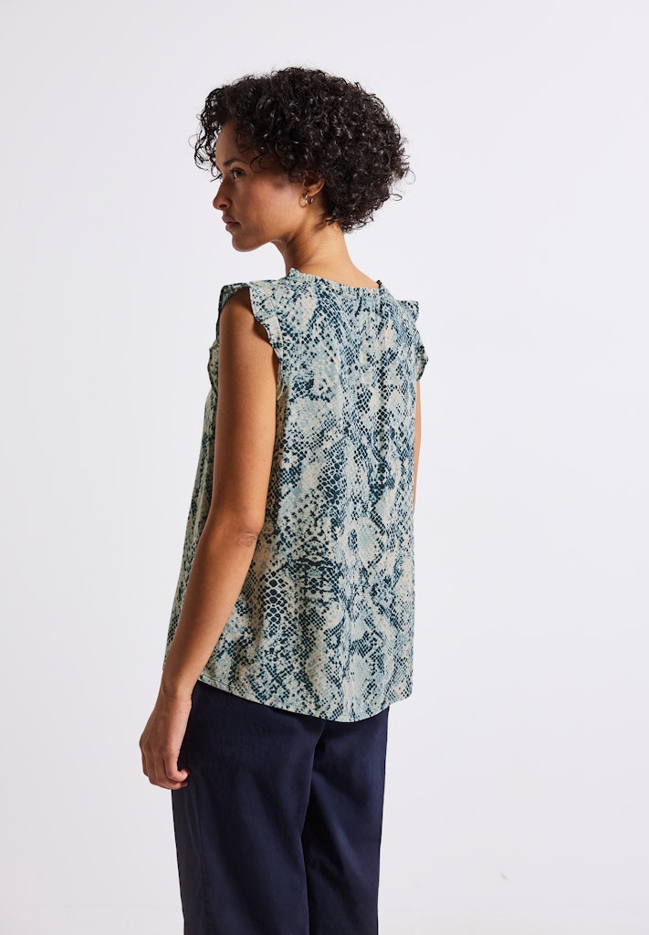 Street One Damen Blusen  Arona Blu