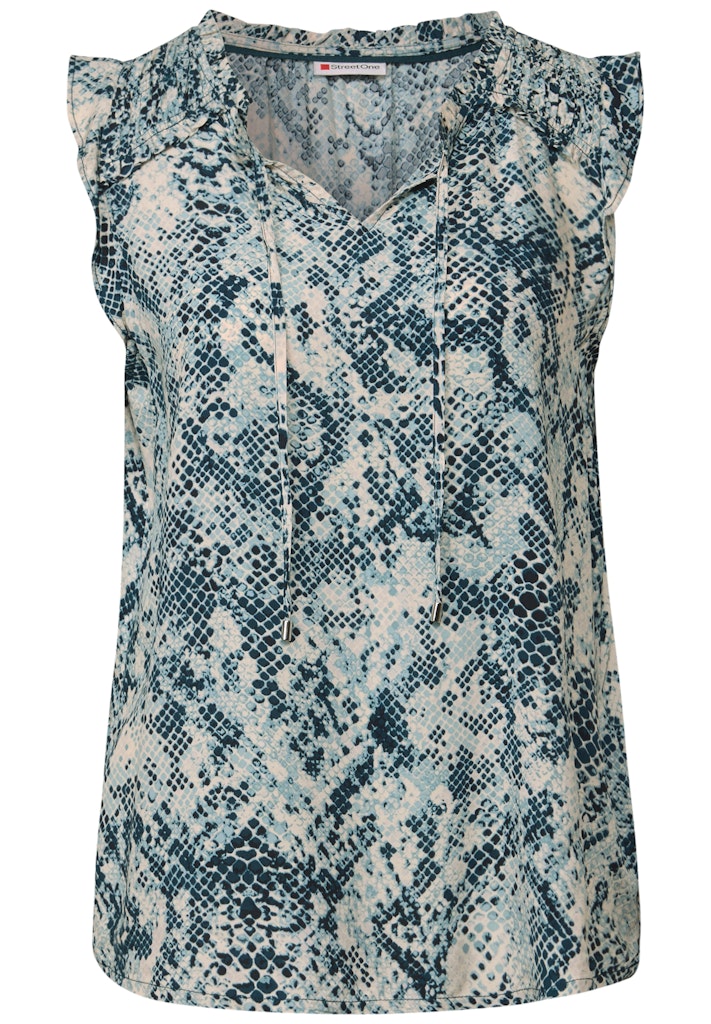 Street One Damen Blusen  Arona Blu