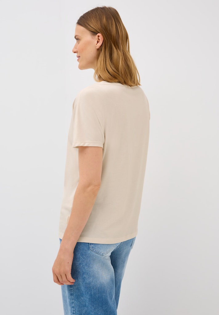 Cecil Damen T-Shirts  Light Bei