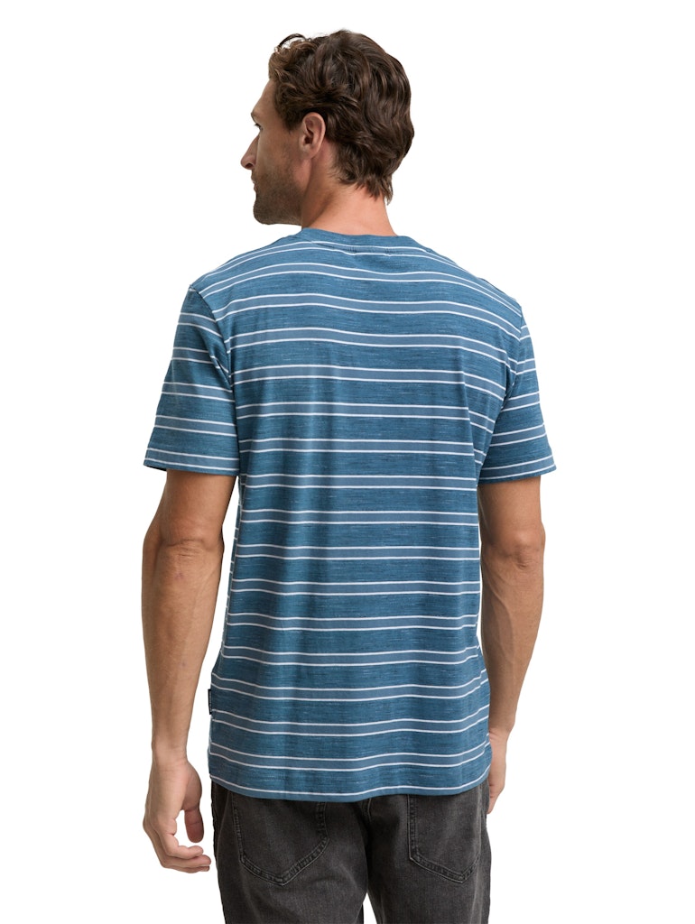 Tom Tailor Herren T-Shirts kurz Real Teal Yarn