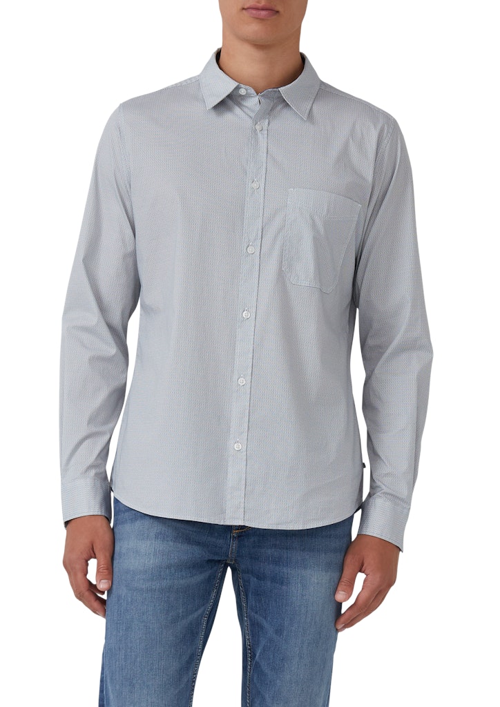 S. Oliver red Herren Hemden lang White