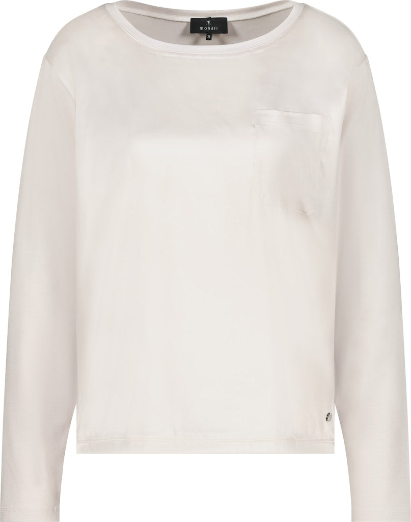 Monari Damen T-Shirts  Oat Milk