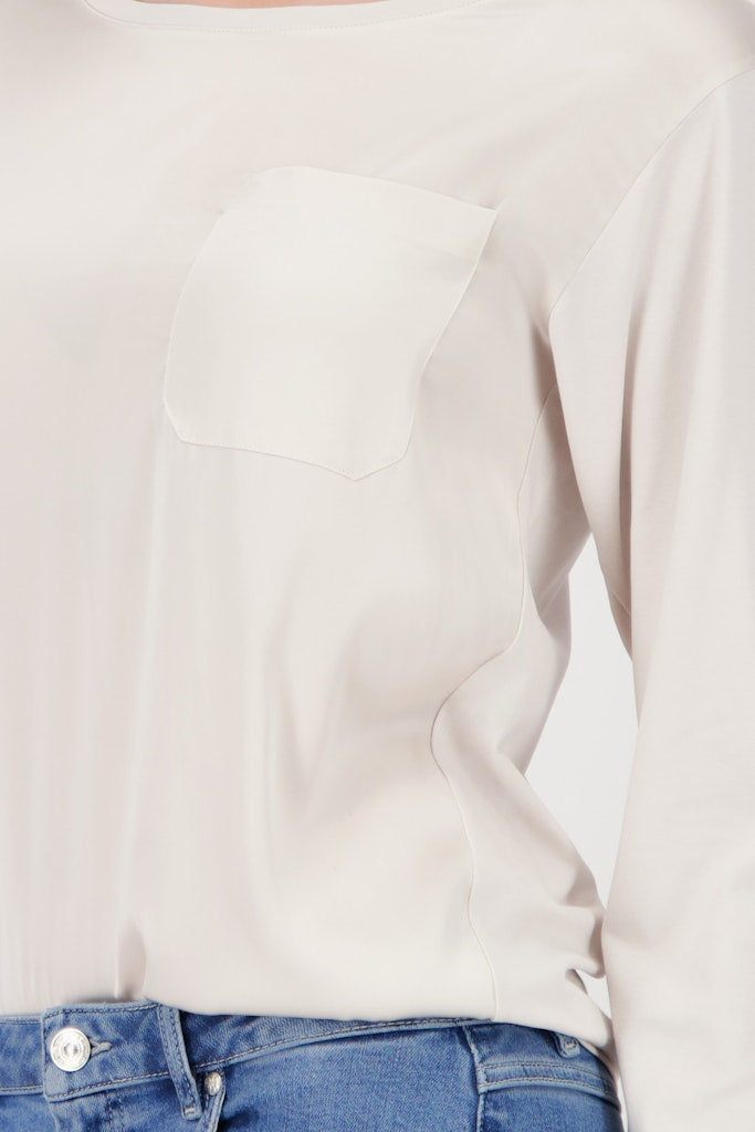 Monari Damen T-Shirts Oat Milk