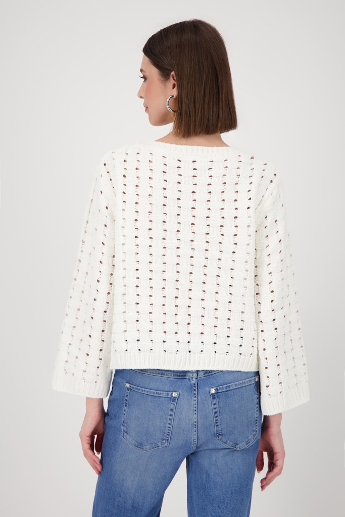Monari Damen Pullover  Off-White