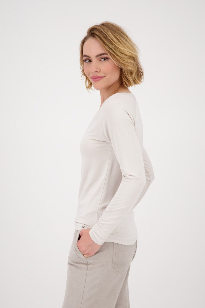 Monari Damen T-Shirts Oat Milk