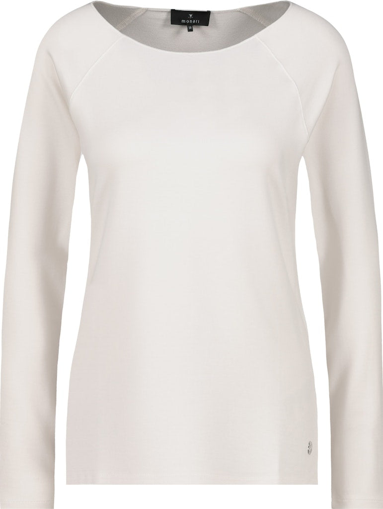 Monari Damen T-Shirts  Oat Milk