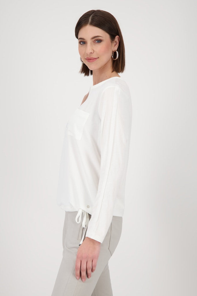 Monari Damen T-Shirts  Off-White