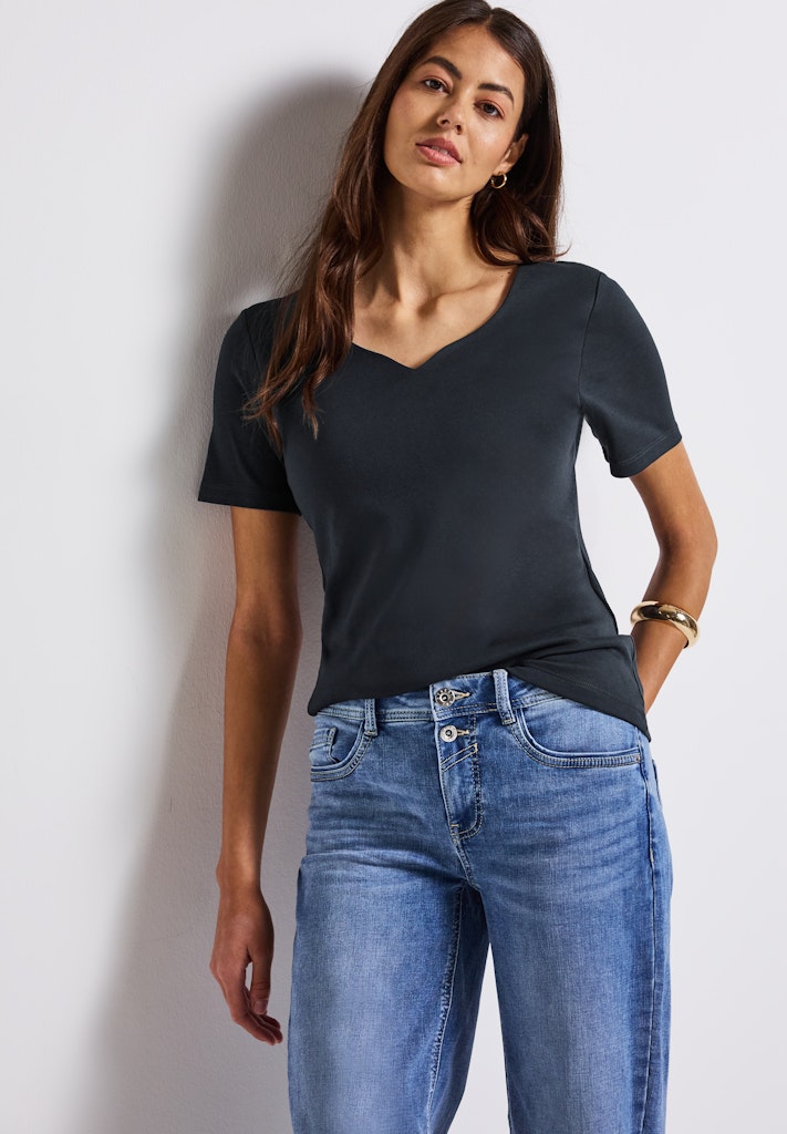 Street One Damen T-Shirts Deepwater