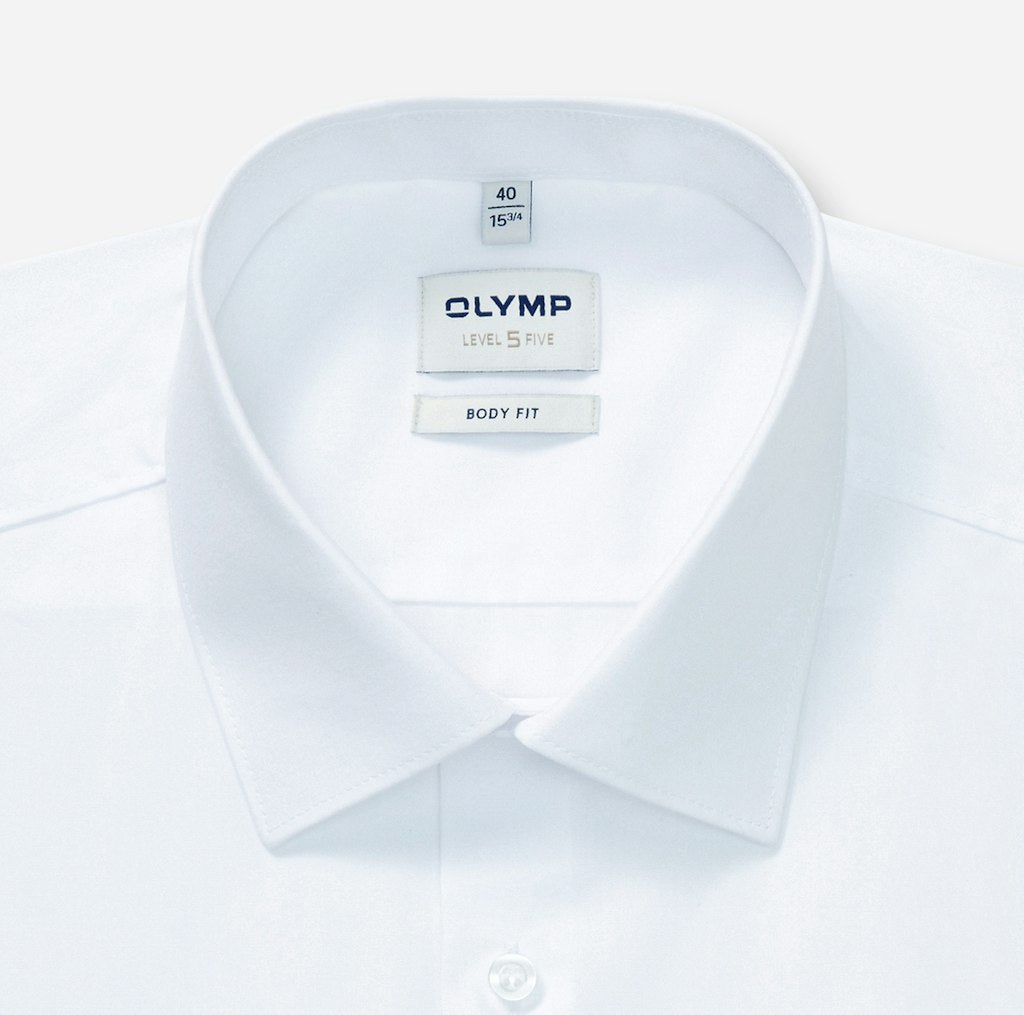 Olymp Herren Hemden lang  Weiss