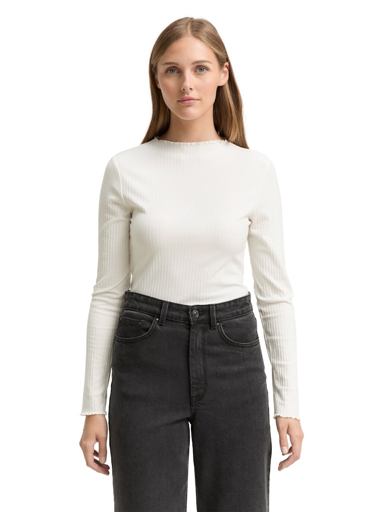 Tom Tailor denim Damen T-Shirts Off White