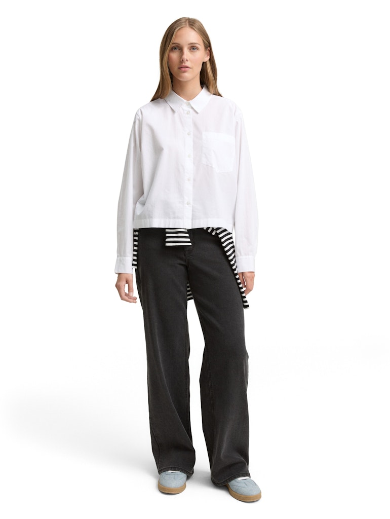 Tom Tailor denim Damen Blusen White