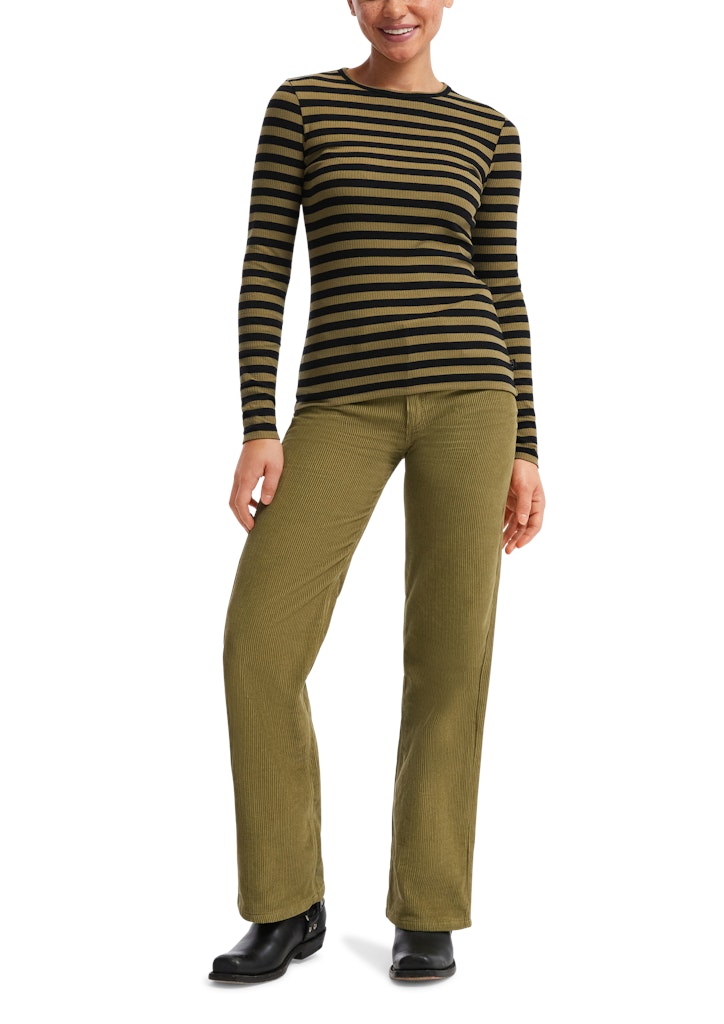 QS by S.Oliver Damen T-Shirts Green