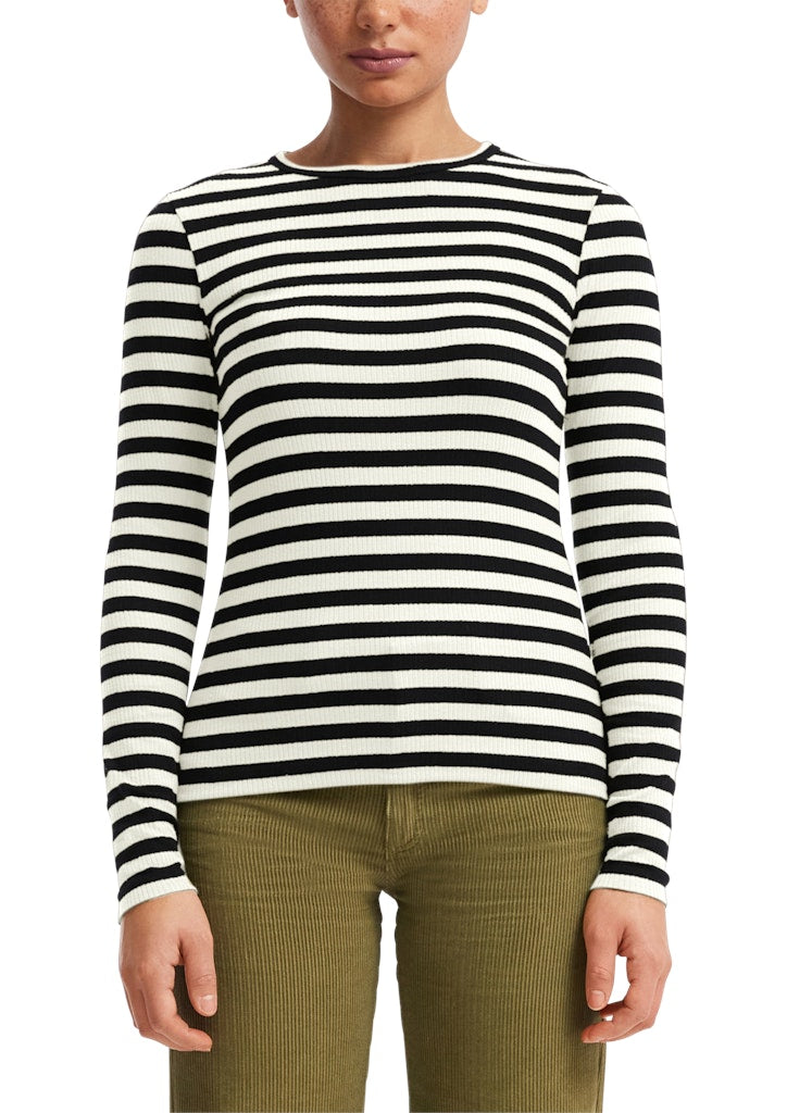 QS by S.Oliver Damen T-Shirts Grey/Black