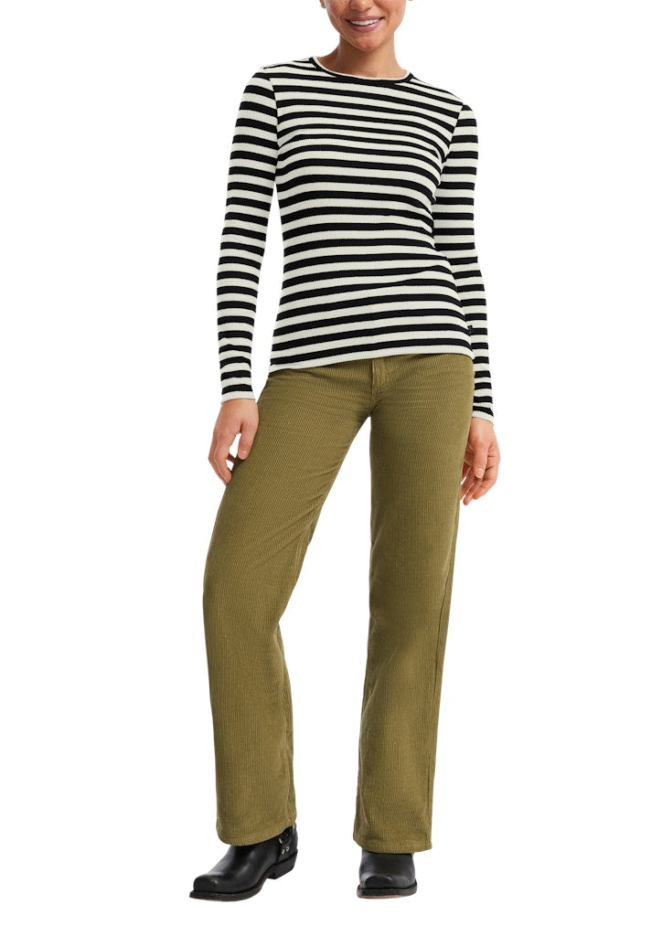 QS by S.Oliver Damen T-Shirts Grey/Black