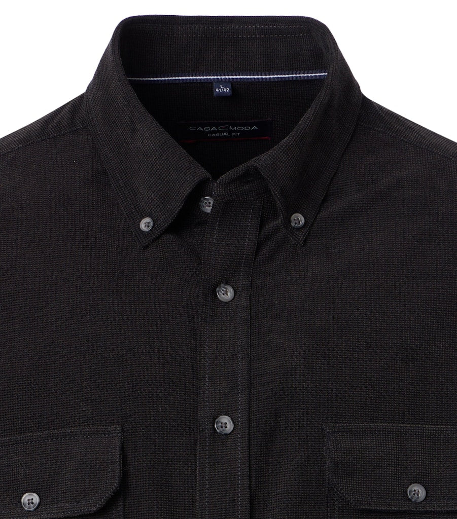 Casa Moda Herren Hemden  Schwarz