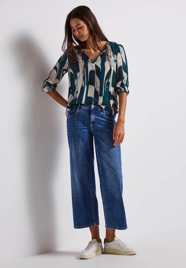 Street One Damen Blusen  Tide Blue