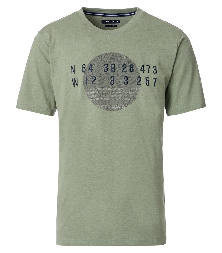 Casa Moda Herren T-Shirts kurz  Tuerkis