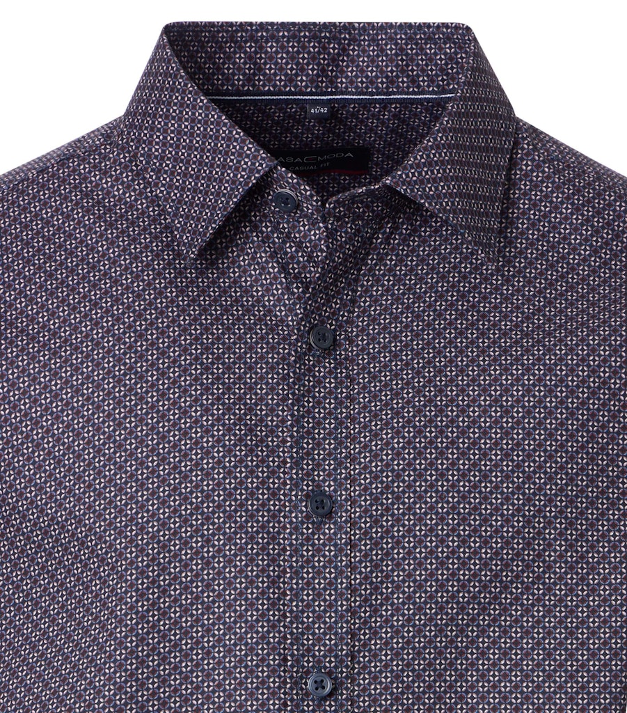 Casa Moda Herren Hemden Blau