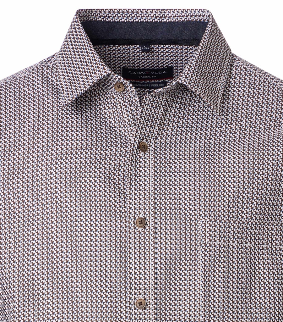 Casa Moda Herren Hemden Braun