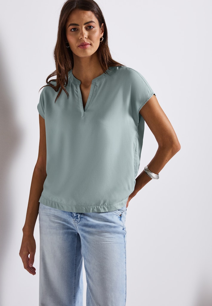 Street One Damen Blusen Arona Blu