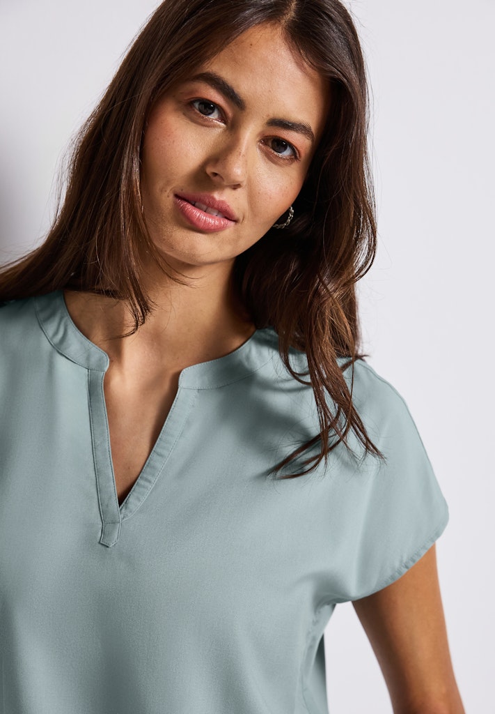 Street One Damen Blusen Arona Blu