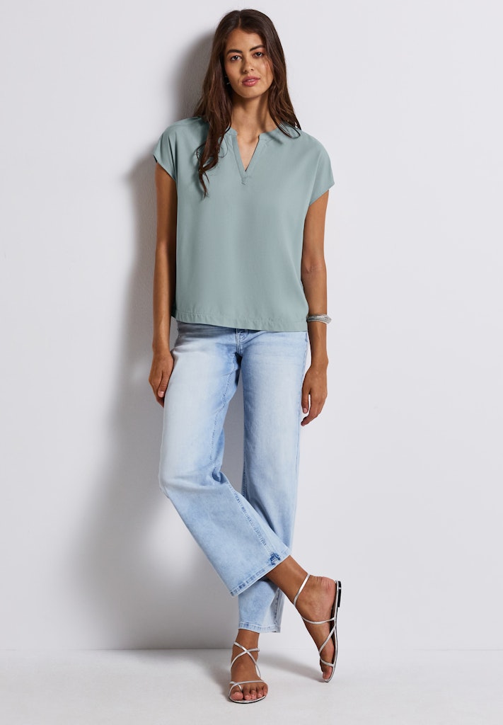 Street One Damen Blusen  Arona Blu