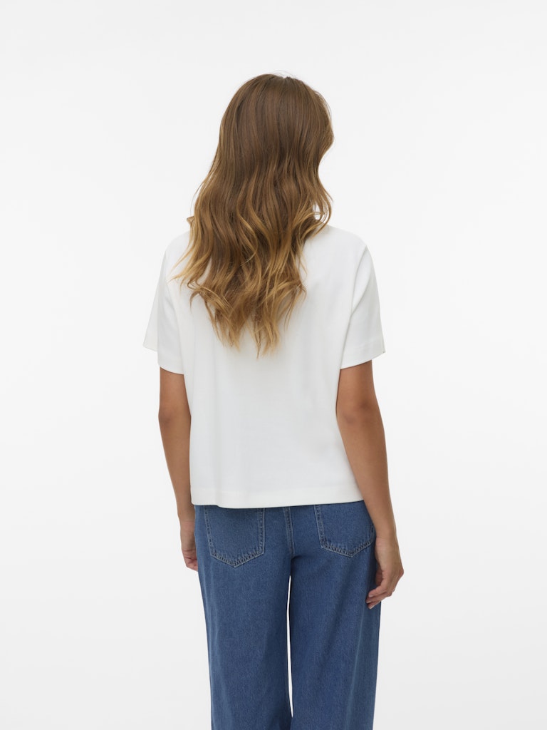 Vero Moda Damen T-Shirts Snow White/Frui