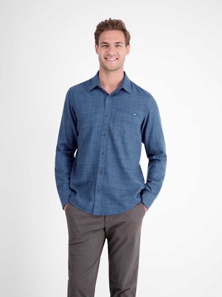 Lerros Herren Hemden Storm Blue