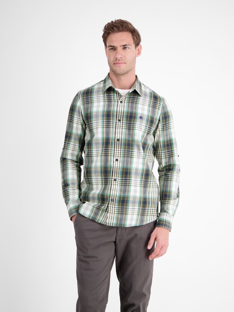 Lerros Herren Hemden Nordic Olive