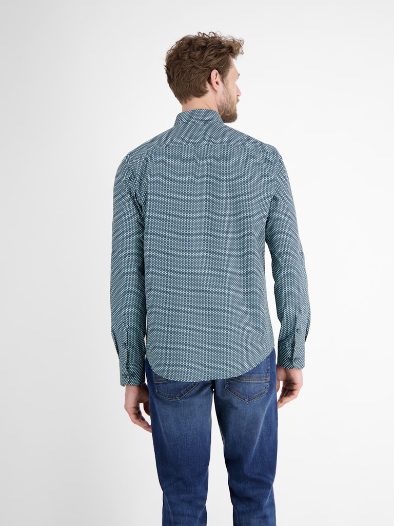 Lerros Herren Hemden Fjord Blue