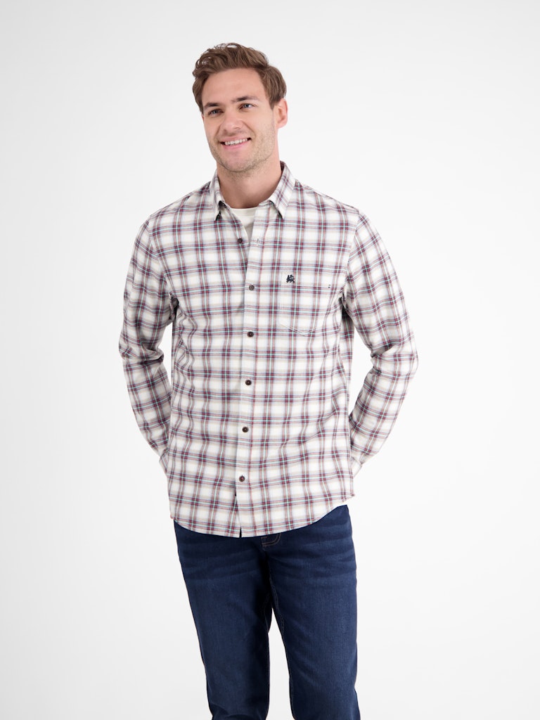 Lerros Herren Hemden Broken White