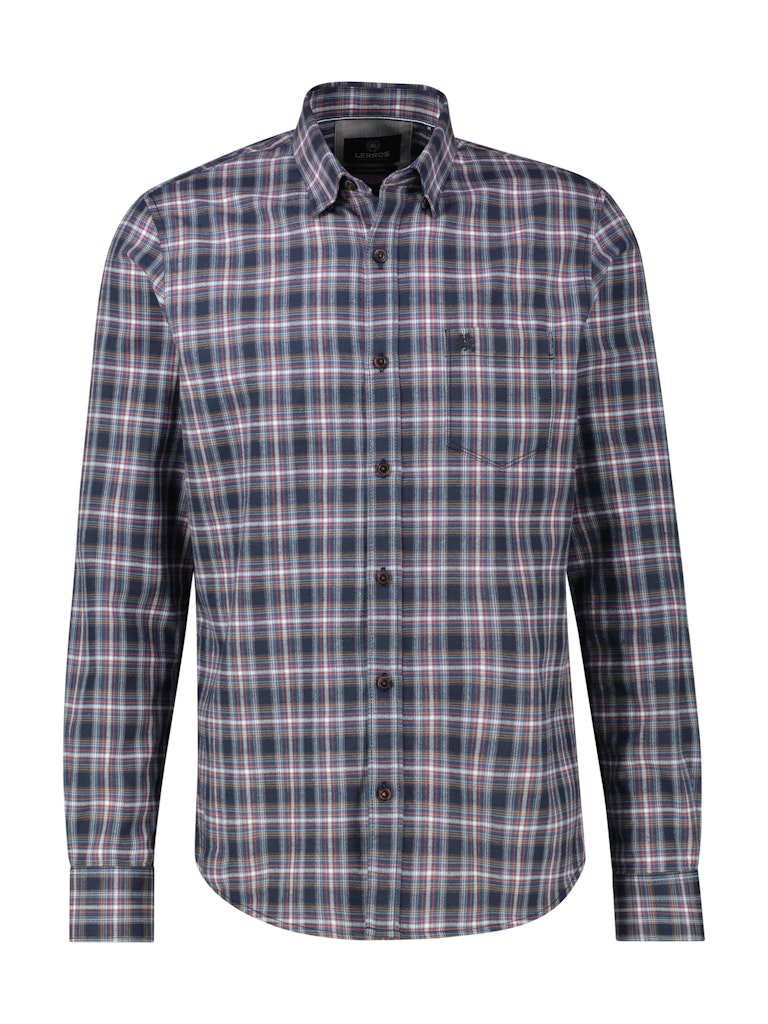 Lerros Herren Hemden Classic Navy