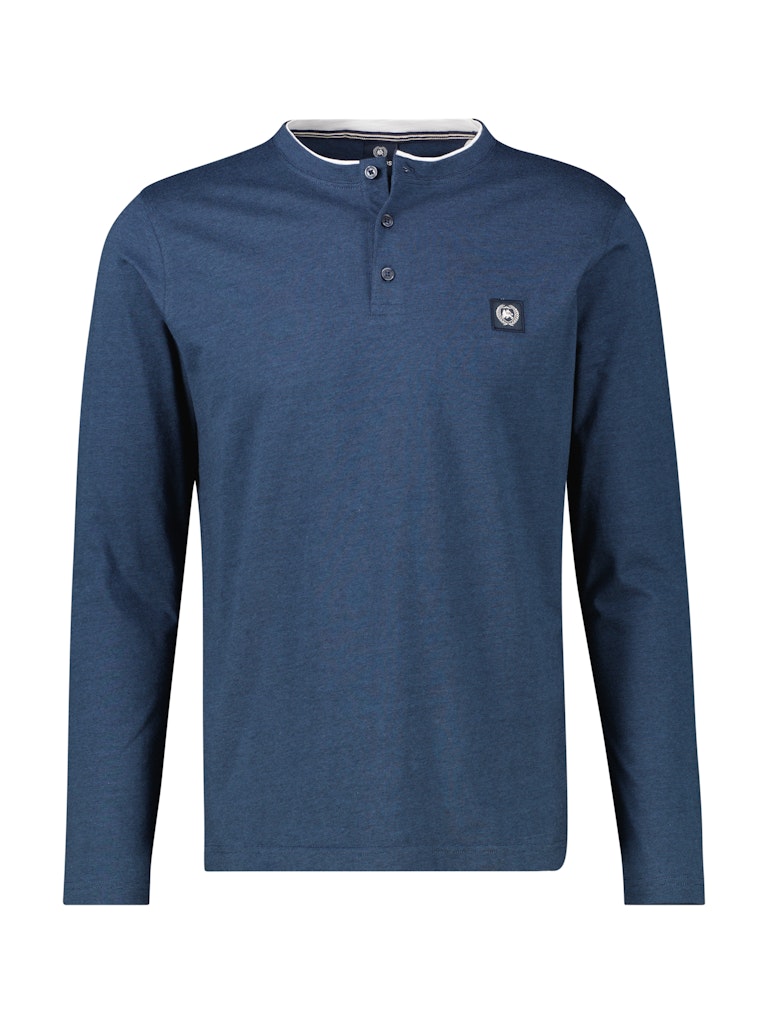 Lerros Herren T-Shirts kurz Classic Navy