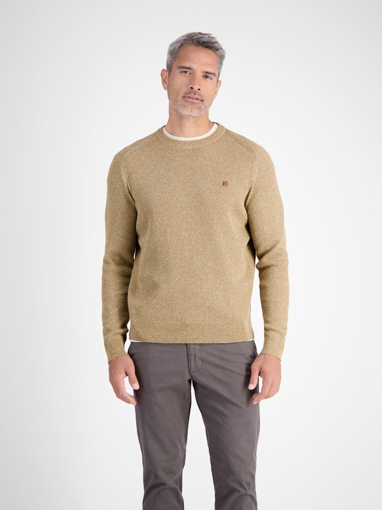 Lerros Herren Pullover Light Coffee