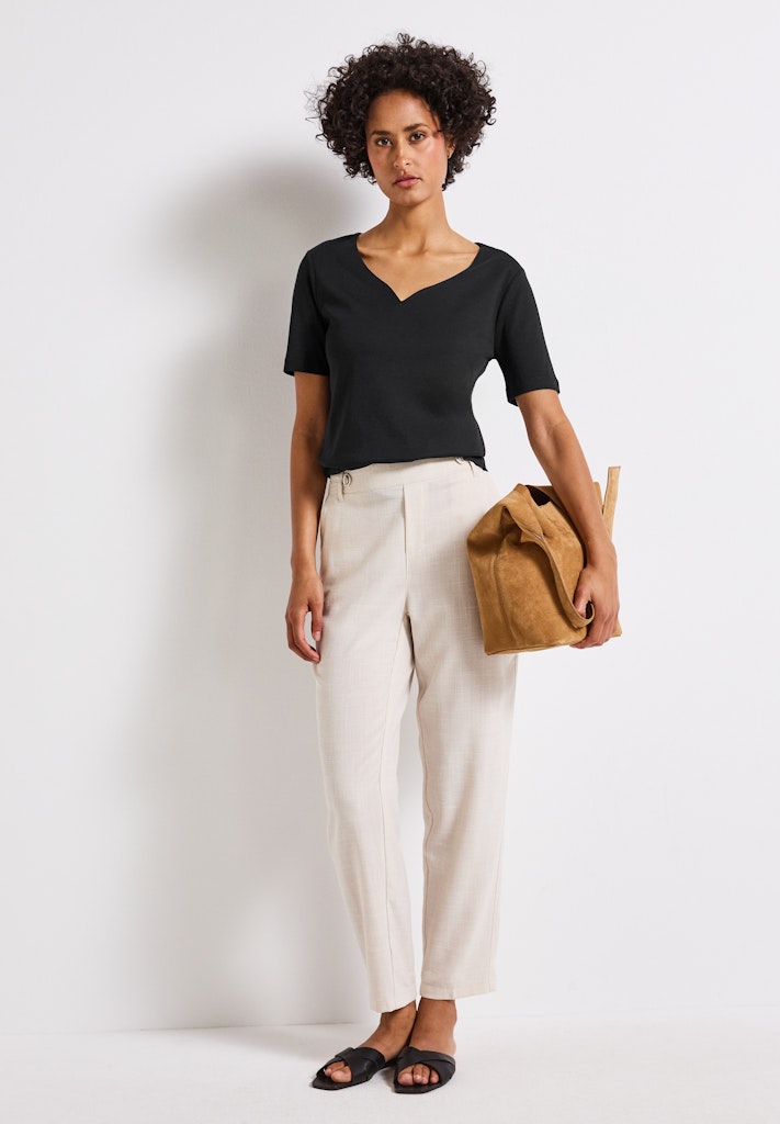 Street One Damen T-Shirts  Black