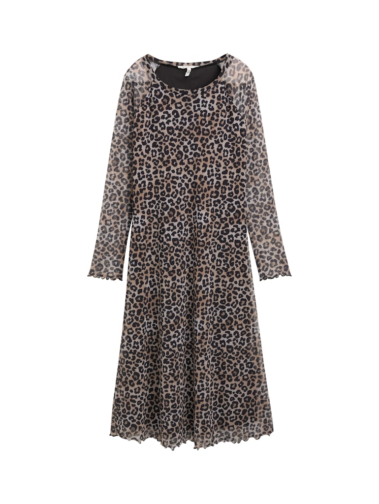 Tom Tailor denim Damen Kleider Leo Print