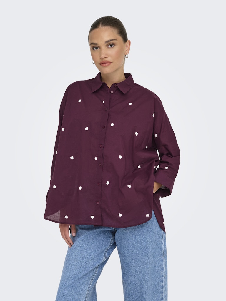 Only Damen Blusen Winetasting/W C