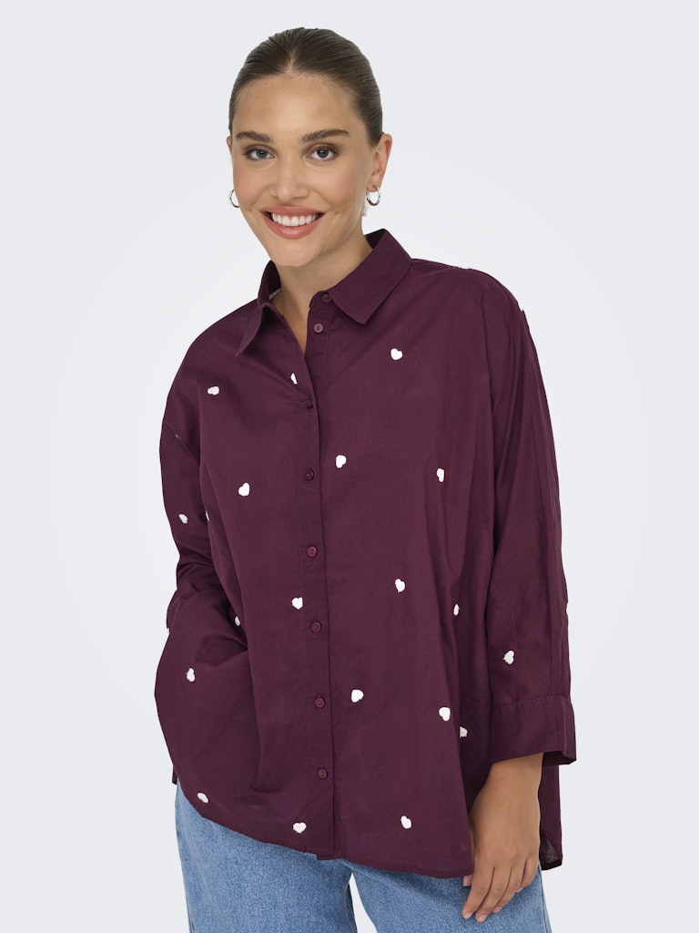 Only Damen Blusen Winetasting/W C