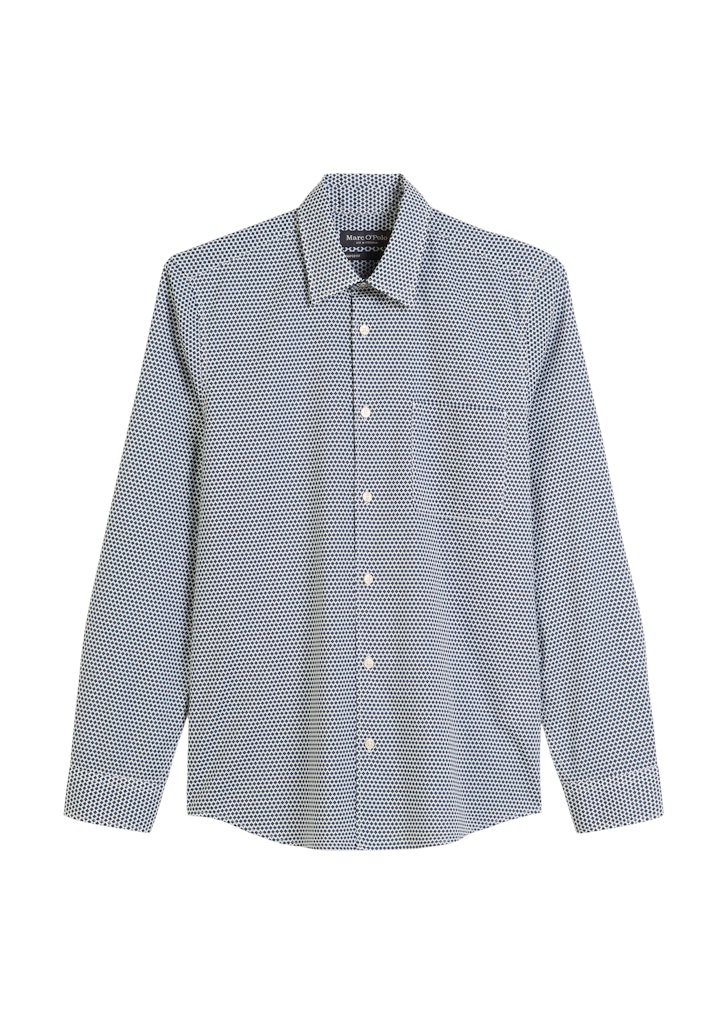 Marc O'Polo Herren Hemden I Multi/ Blue