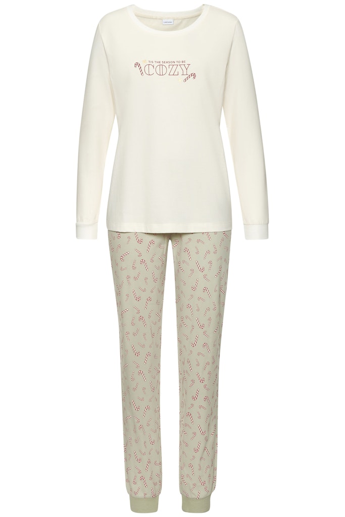 Lascana Schlafanzug Green Aop