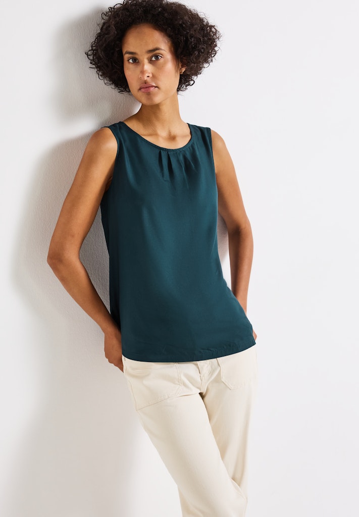 Street One Damen Blusen  Tide Blue